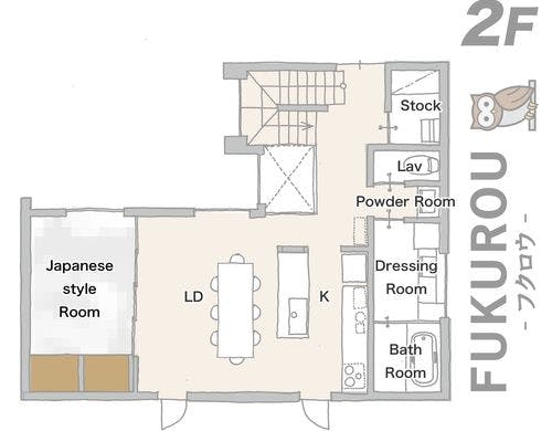 FUKUROU　間取り2F