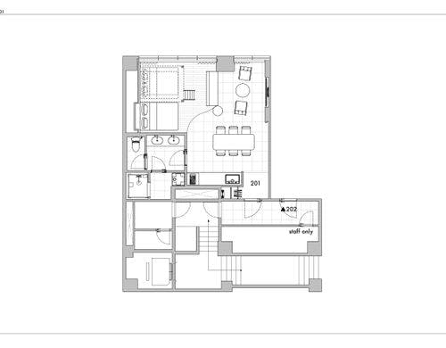 201号室レイアウト