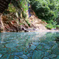 【น้ำพุร้อน】อ่างอาบน้ำกลางแจ้ง