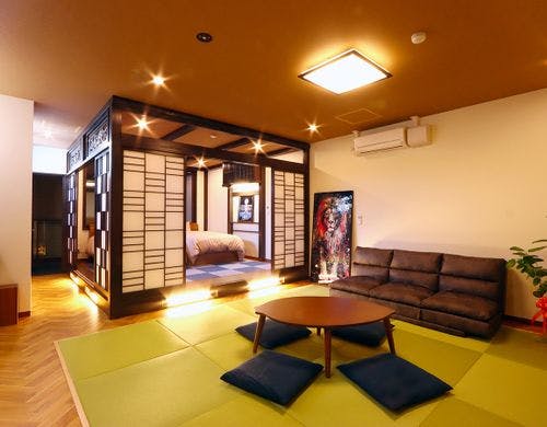 12畳ほどの広々リビング