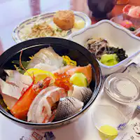 ข้าวหน้าปลาดิบรวม