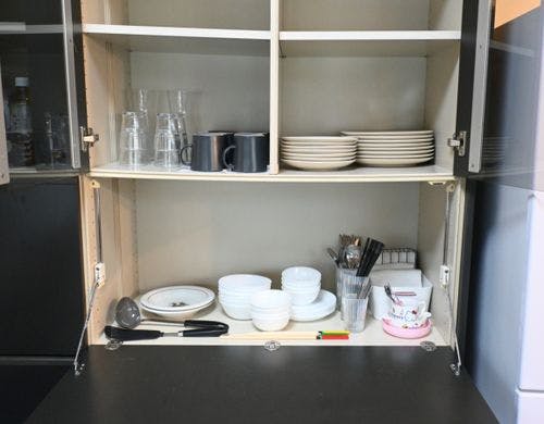 基本的な食器もご用意しております。