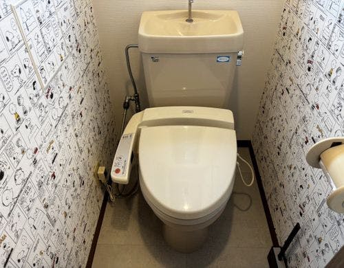 温水洗浄便座付きトイレで快適に
