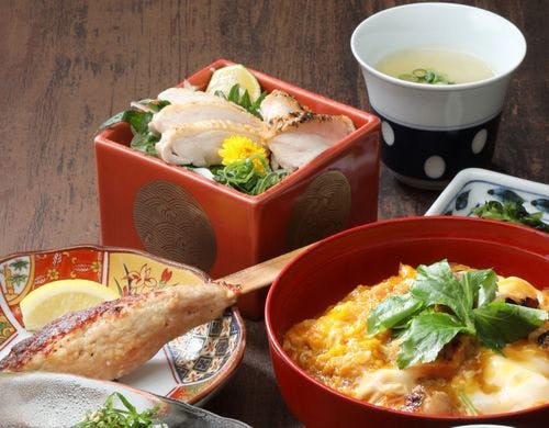比内地鶏づくしのおすすめ会席
