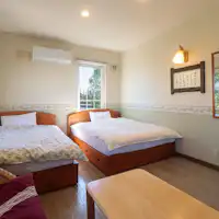 #ห้องพักเตียงคู่กว้างขวาง พักผ่อนสบายสำหรับสองท่าน