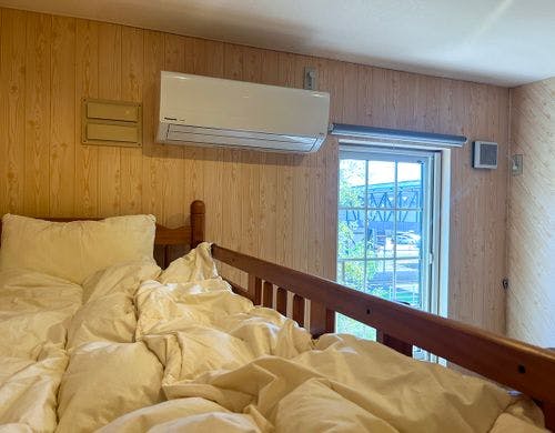 #4人部屋　窓からの眺めも魅力です。