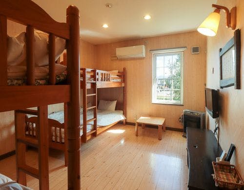 #4人部屋　最大4名まで宿泊可能。