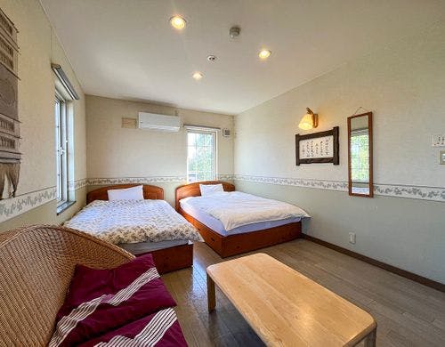 #広々ツイン　二人旅にもおすすめ。