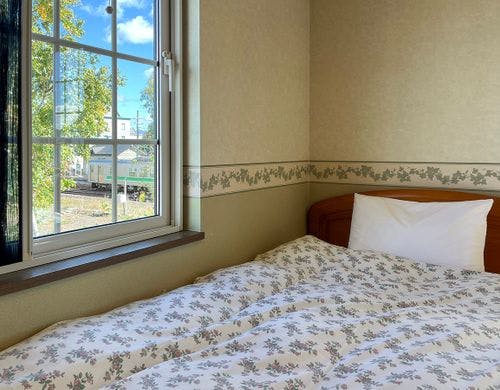 #行き交う列車を眺めながらリラックス。