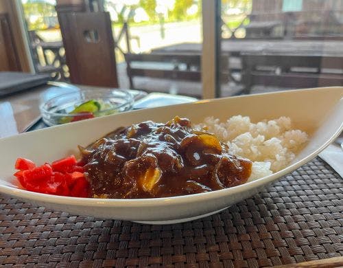 #ランチ　シーフードカレー