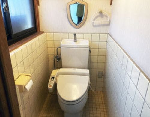 ウォッシュレット付き水洗トレイを完備