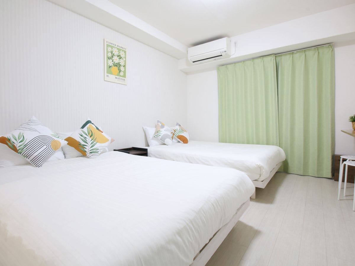 [1K Twin Room] Accommodates up to 4 guests