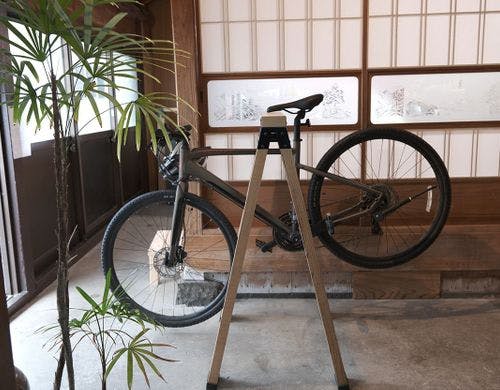 大切な自転車も屋内で保管できます