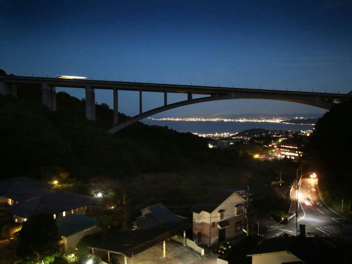 Myoban Bridge as seen from the Healing Room.