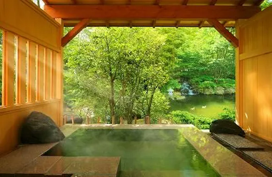 露天風呂の景観は客室によっては異なります