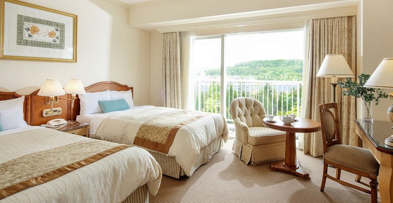 仙台ロイヤルパークホテル Resort Simple Stay 気軽にリゾート気分 素泊まりのシンプルステイ モデレートツイン ガーデン ビュー 一休 Com