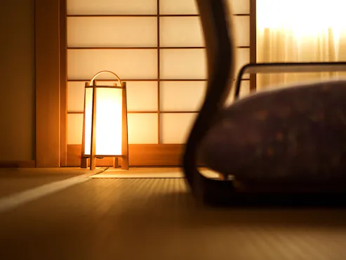 Ruang yang dikelilingi oleh ketenangan yang menyenangkan