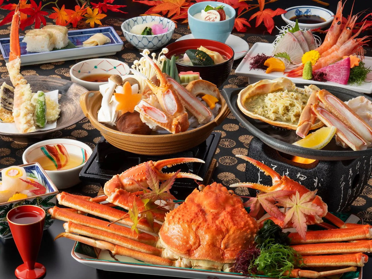 冬の味覚「蟹会席」（イメージ）