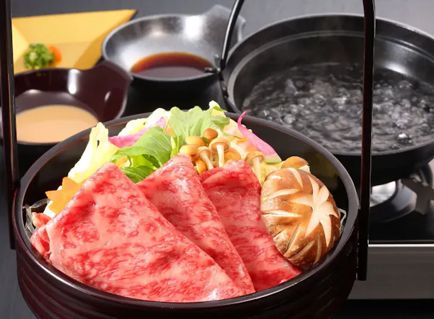【常陸牛しゃぶしゃぶ】