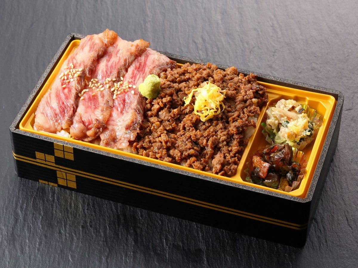 【常陸牛ステーキ＆しぐれ煮弁当】