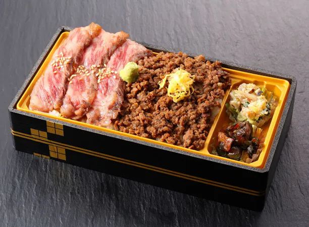 【常陸牛ステーキ&しぐれ煮弁当】