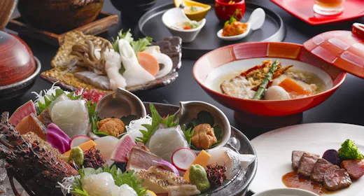 紅葉鯛・伊勢海老・淡路牛を味わう秋の饗宴