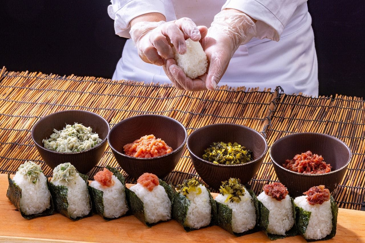 朝食おにぎりコーナー