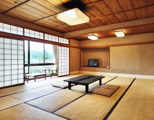 湯治棟にある純和風の大きなお部屋です。