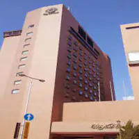 Tampilan luar Hotel. Tepat di depan Stasiun JR Tottori.