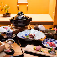 名月荘の会席料理