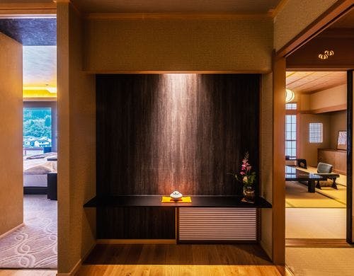 ラグジュアリースイート　客室露天風呂