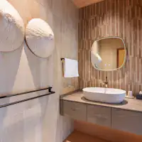 特別客室嵐山脱衣所洗面台