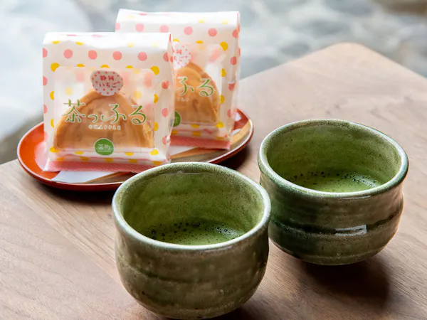 備品・アメニティ お着きのお抹茶とお菓子
