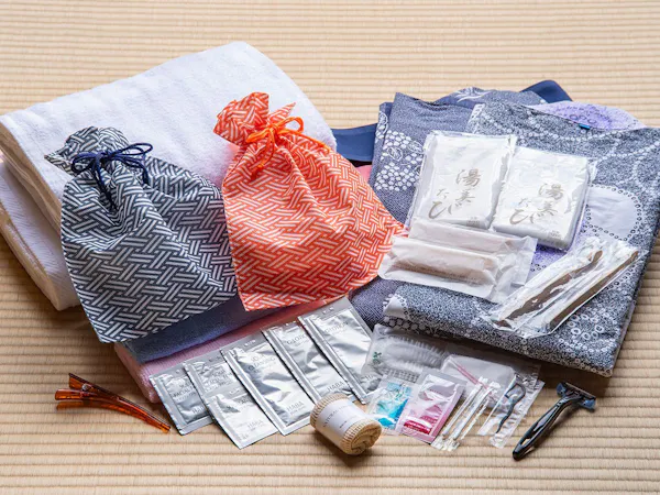 備品・アメニティ 浴衣やスキンケアセット