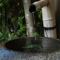 善積入口 蹲(つくばい)