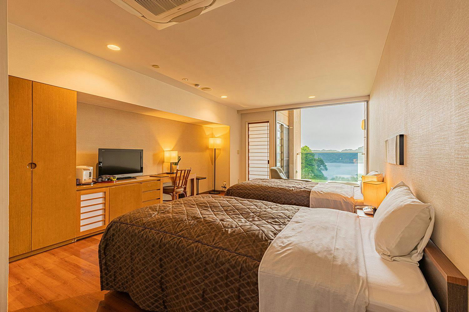 【露天風呂付】オーシャンビュー洋室