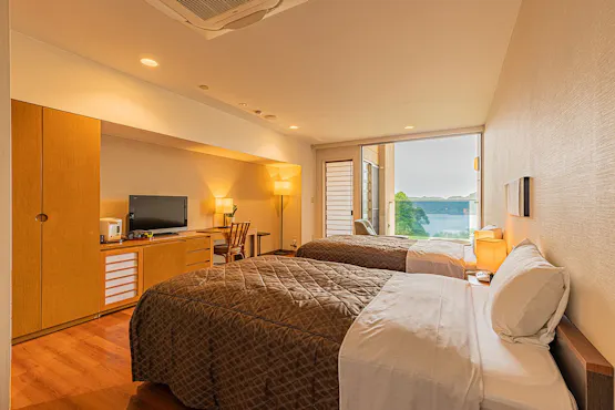 【露天風呂付】オーシャンビュー洋室