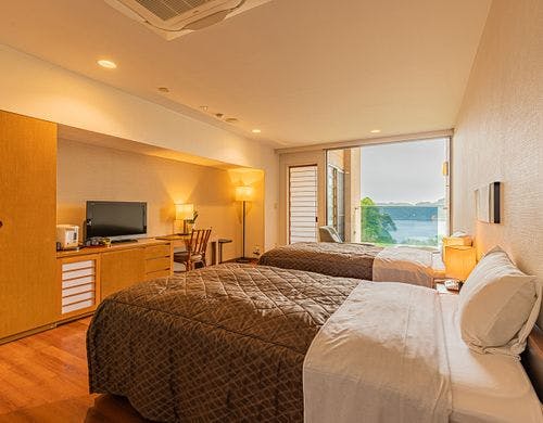 【露天風呂付】オーシャンビュー洋室