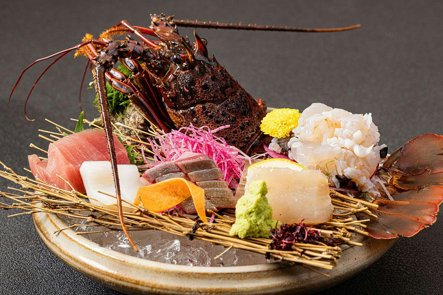 伊勢海老のお造り