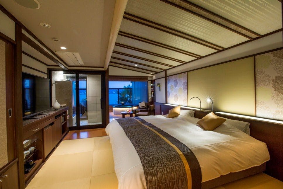 なにわ一水 - 2階MINAMO＜禁煙＞露天風呂又は展望風呂付客室【季節の