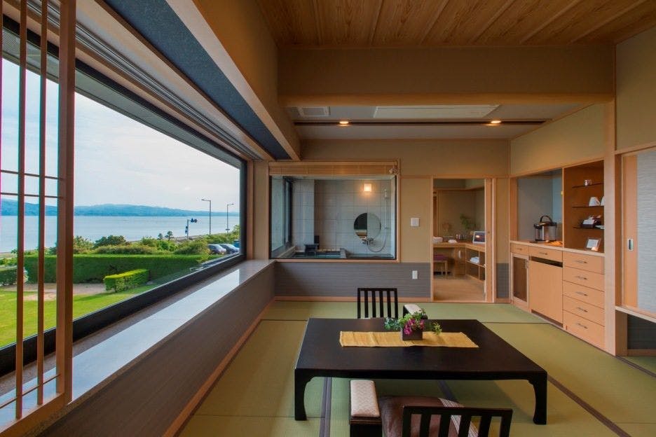 麿呂 なにわ一水 - 2階MINAMO＜禁煙＞露天風呂又は展望風呂付客室【季節の