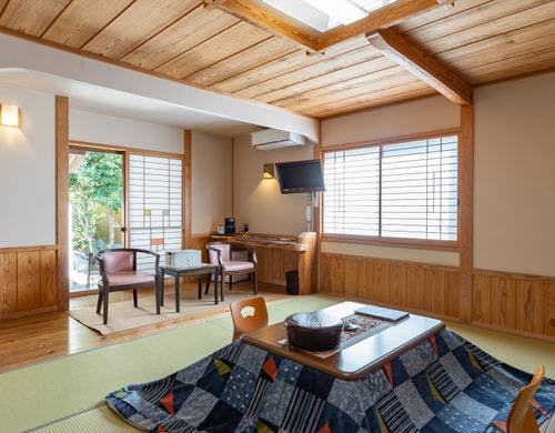 【畳十帖客室】さぎそう・客室露天風呂