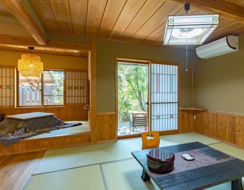 【畳八帖客室】われもこう・客室露天風呂