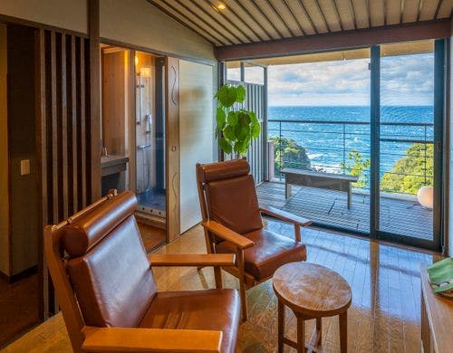 【暁の抄/洋室ツイン/眺望:海/沸かし湯】