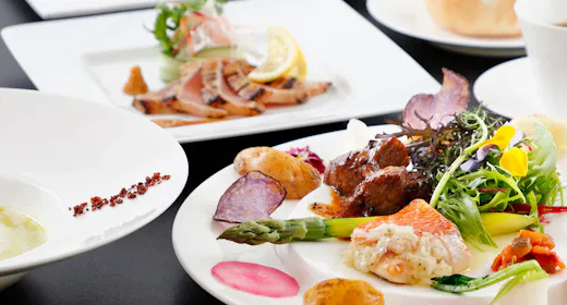 【5月~10月】1泊2食付きプラン 夕食:洋食コース料理