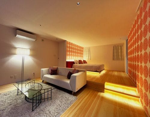 温泉露天風呂付離れ　プレミアムダブル　華