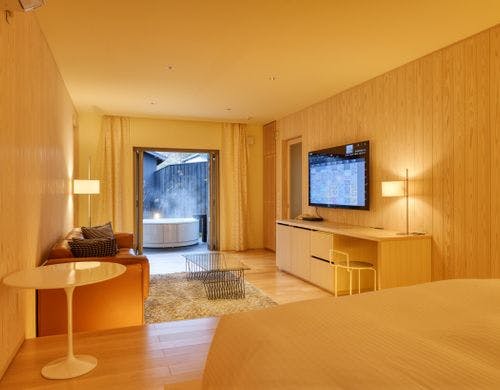 温泉露天風呂付離れ　プレミアムダブル　荀