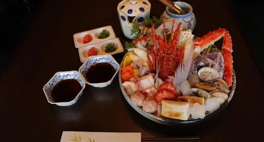 季節の鍋料理を食す/一心特製【季節の寄せ鍋】堪能プランお部屋は「のかいどう」となります