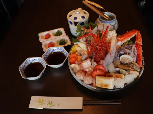 季節の鍋料理を食す/一心特製【季節の寄せ鍋】堪能プランお部屋は「のかいどう」となります