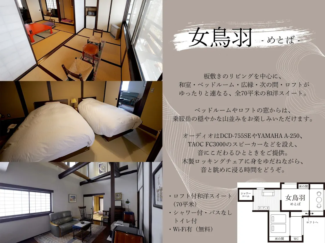 【女鳥羽- めとば -】